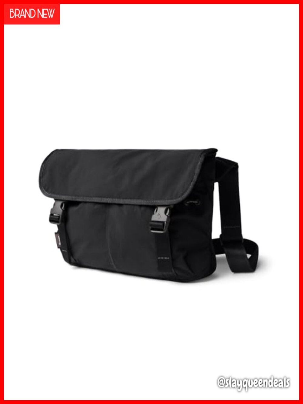 Lightweight Nylon Messenger Shoulder Bag 12L Adjustable Strap Laptop